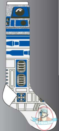 Star Wars R2D2 Knee High White Socks 