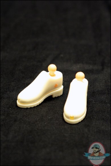 White Military Bootfeet by Triad Toys