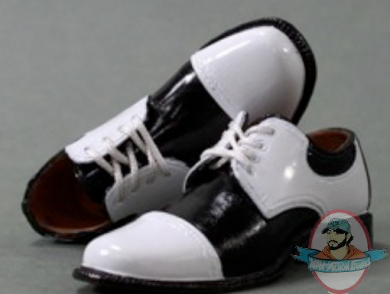 1/6 Moda Series Dress Shoes White Toe Cap by Aci Toys ACI746