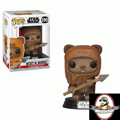 Pop! Star Wars Return of the Jedi Wicket W.Warrick #290 Figure Funko