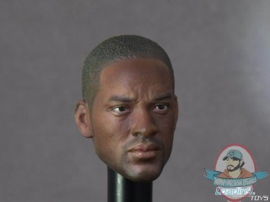 1/6 Scale Will Smith Figure head model fit 12" Male figure doll body Toy 