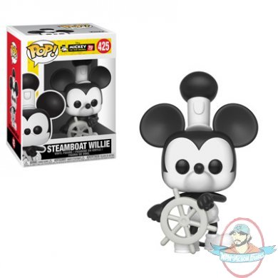Pop! Disney Mickey's 90th Anniversary Steamboat Willie #425 Funko
