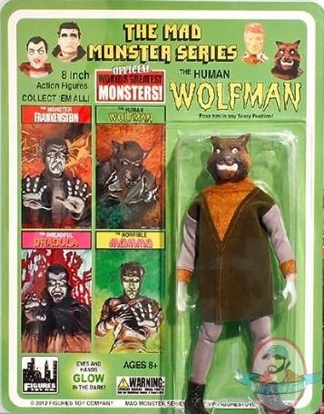 Mad Monsters The Human Wolfman Figure by Figures Toy Company
