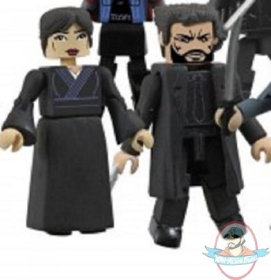 Marvel MiniMates Series 52 The Wolverine Black Suit & Mariko Yashida