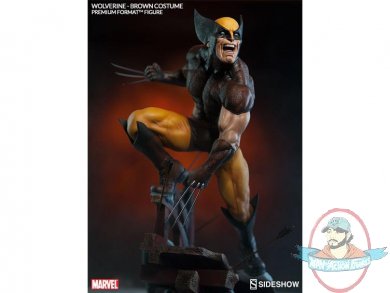 1/4 Scale Premium Format Wolverine Brown Costume Sideshow Collectibles