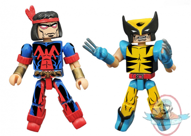 Marvel Minimates Wave 68 Giant Size X-Men Wolverine & Thunderbird 2 Pk