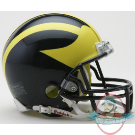 Michigan Wolverines NCAA Mini Authentic Helmet by Riddell