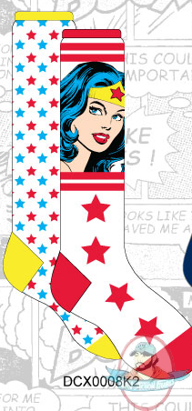 Dc Juniors 2 Pack Wonder Woman Socks 