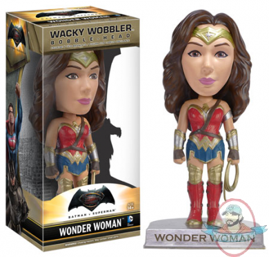 Wacky Wobbler: Batman v Superman Wonder Woman BobbleHead Funko 