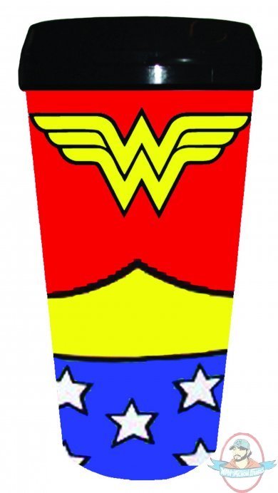 Wonder Woman Uniform 16Oz Travel Mug With Lid