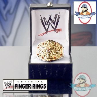 erotisch Vriend conversie WWE World Heavyweight Championship Replica Finger Ring | Man of Action  Figures