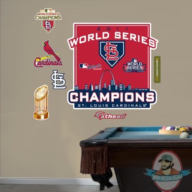 Fathead St.Louis Cardinals 2011 World Series Champions Logo  MLB
