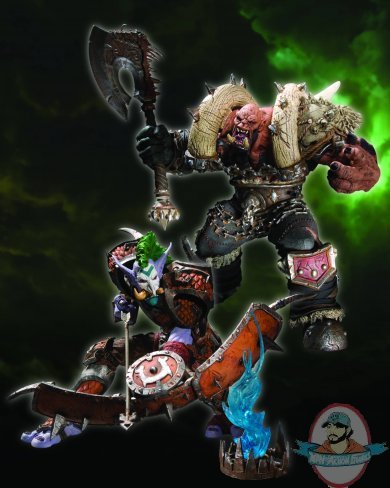 World Of Warcraft  3 Premium Orc Warrior Garrosh Hellscream Figure