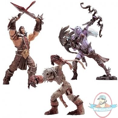 World of Warcraft Series 5 Action Figure Set of 3 by DC Direct