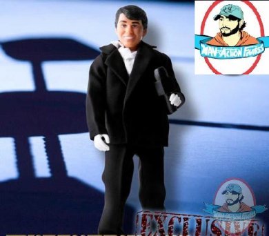 Ring Announcer Action Figure with Microphone & Black Tuxedo