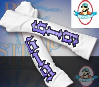 WWE Rey Mysterio White & Purple Armband Set 59002