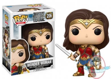 Pop! Movies: Justice League Wonder Woman #206 Vinyl Figure Funko