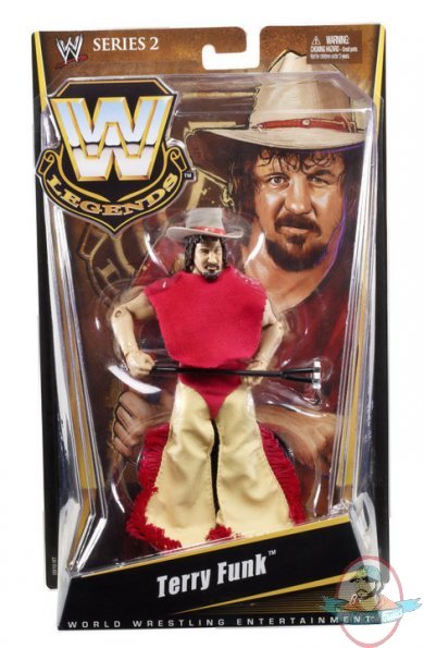 WWE Legends Series 2 Terry Funk Mattel Action Figure