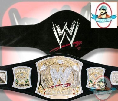 Wwe Spinning Championship Adult Size Replica Belt Version 2 Man Of Action Figures
