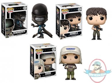 Pop! Movies: Alien: Covenant Set of 3 Vinyl Figures by Funko