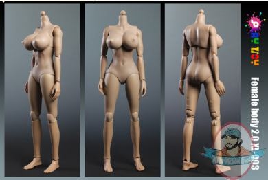 1/6 Female Action Figure Version 2.0 XL003 Extra Large Breast JC