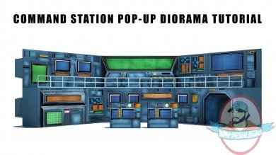 1/18 Scale Extreme Sets Command Station Pop-Up Diorama