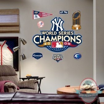 Fathead New York Yankees 2009 World Series Champions Logo