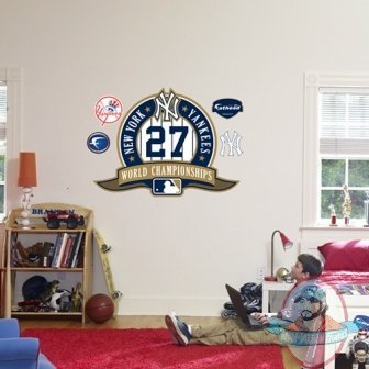 Fathead New York Yankees  27Th World Series Logo