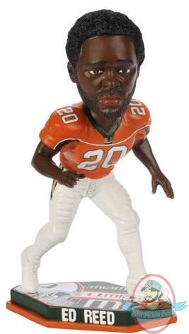 Ed Reed NCAA College Football Thematic Base Bobblehead Forever