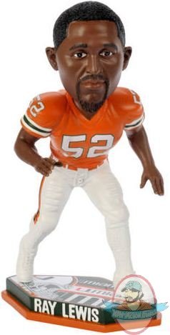 Ray Lewis NCAA College Football Thematic Base Bobblehead Forever