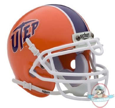 UTEP Miners Mini Authentic Helmet Schutt