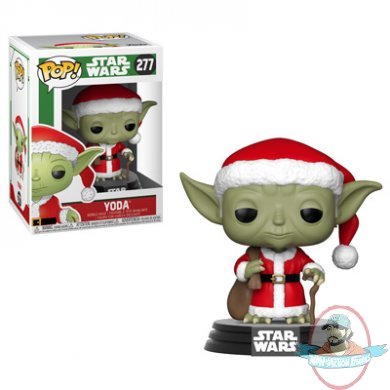 Pop! Star Wars Holiday Yoda #277 Vinyl Figure Funko