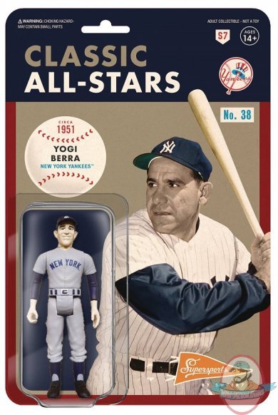 MLB Classics Yogi Berra ReAction Figure Super 7