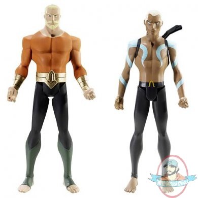 DC Universe Young Justice Aquaman & Aqualad 4.25" Figure 2-Pck Mattel 