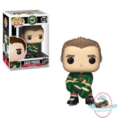 Pop! NHL Hockey Wild Zach Parise #41 Vinyl Figure by Funko