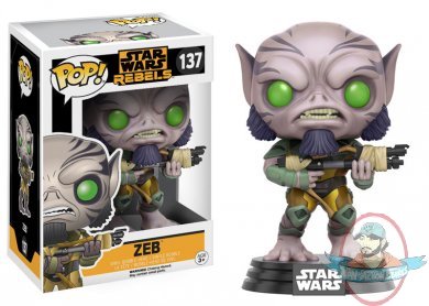 POP! Star Wars Rebels: Zeb Vinyl Figure #137 by Funko