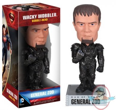 Dc Superman Man of Steel Movie General Zod Wacky Wobbler Figure Funko