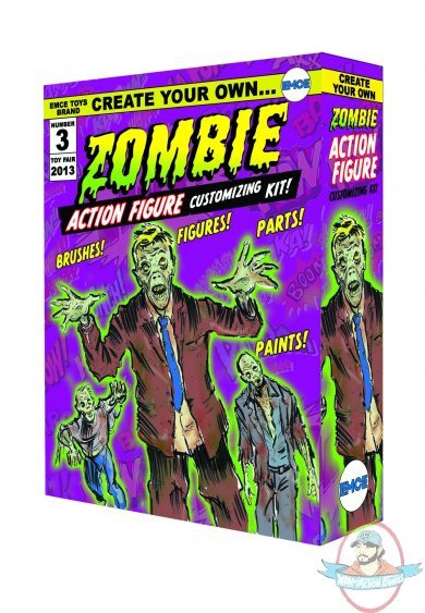 Create Your Own Zombie Action Figure Previews Exclusive Kit