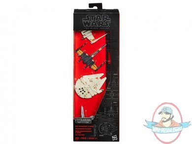 Star Wars Force Awakens Episode 7 Titanium Vehicle Multi-Pack