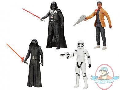 Star Wars Episode VII 12" Hero Figure Wave 1 Case of 8 Hasbro
