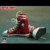 1/6 Scale Male White Canvas Shoes Sneakers Kiks for 12 inch Figures
