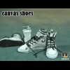 1/6 Scale Female White Canvas Shoes Sneakers Kiks for 12 inch Figures