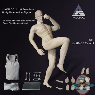 1/6 Jiaou Doll Male Figure Nude Seamless Body Royal Best LLC