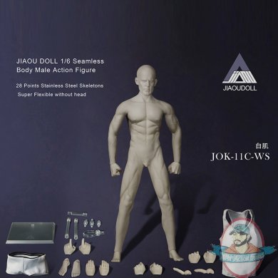 1/6 Jiaou Doll Male Figure Nude Seamless Body Royal Best LLC