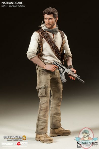 Uncharted 3 Nathan Drake Escala 1:6 - Sideshow