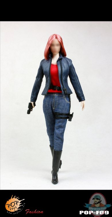 POP toys 1/6 Female Secret Agent Costume for 12 inch Figures | Man of ...