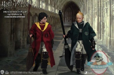 1 6 Harry Potter Chamber Of Secrets Harry Draco Child Quidditch Pck Man Of Action Figures