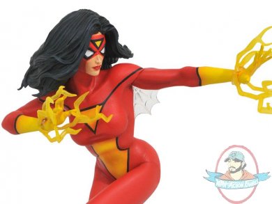 MARVEL GALLERY SPIDER-WOMAN PVC STATUE 9" INCH /ca.22 cm DIAMOND SELECT TOYS 