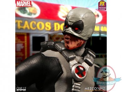 The One:12 Collective Marvel X-Force Deadpool PX Figure by Mezco