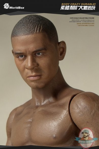 1/6 Scale Palisades Fully Posable African American Action Figure Body w head 